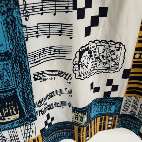 Men's V.8 club shirt Black, Blue, Gold and white - Picture 4 of 6